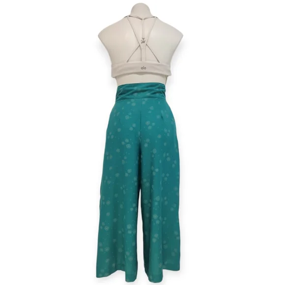 Vintage Wide Leg Cropped Palazzo Pants sm/med - Picture 2 of 9